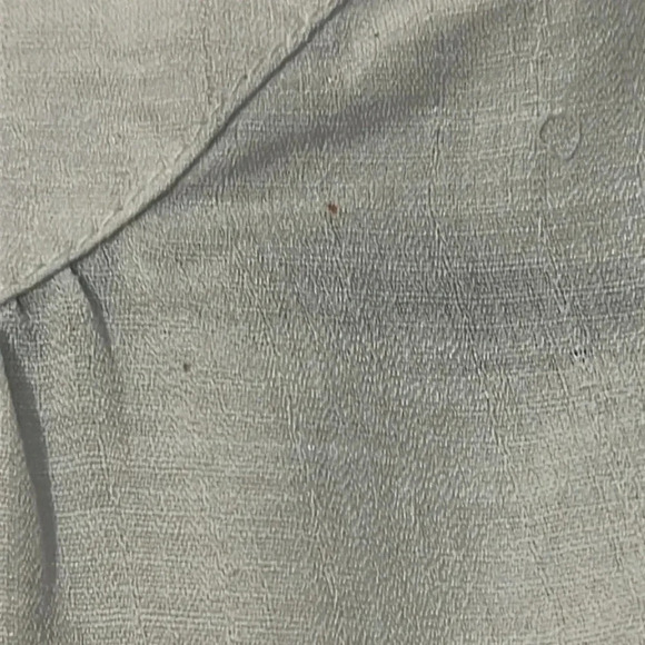 ASOS| Babydoll sleeveless shirt ruffled hem women’s size 8 ice blue/gray - Picture 2 of 6